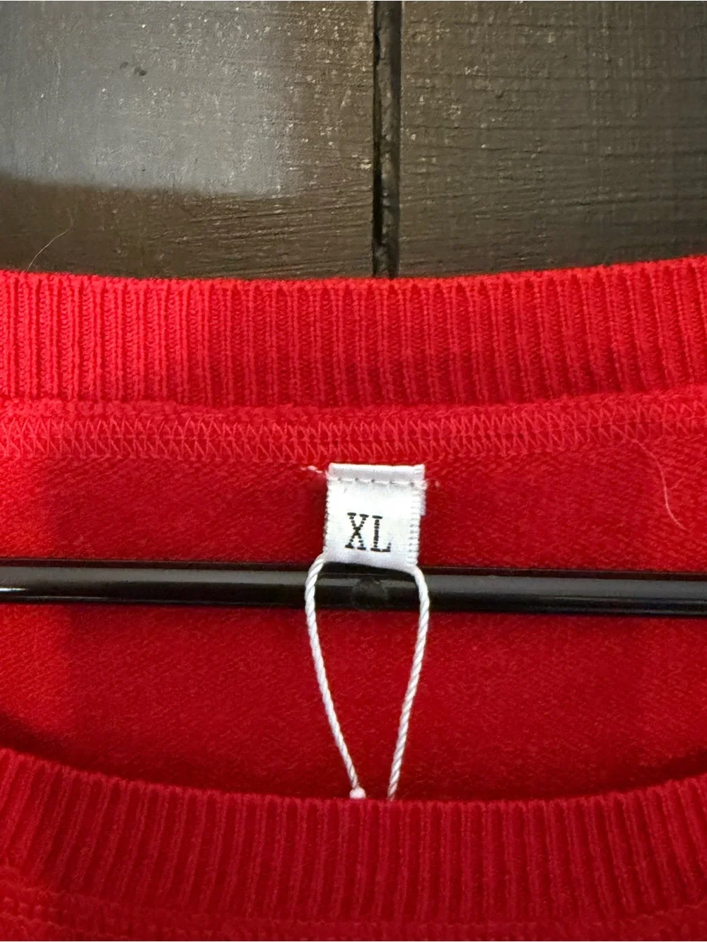 Men's Crewneck Sweater in Bright Red - Classic Everyday Knit